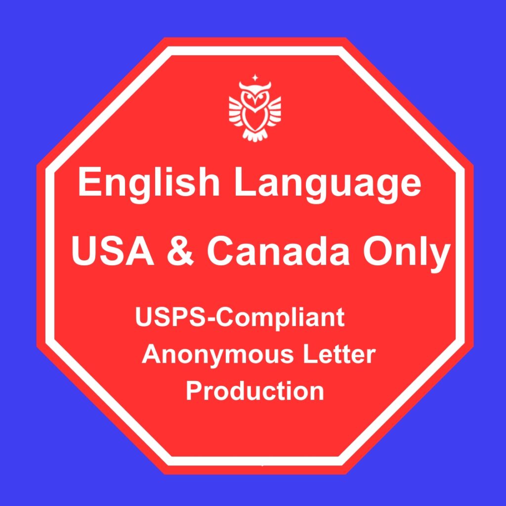 Anonymous Letter Stop Sign Popup
